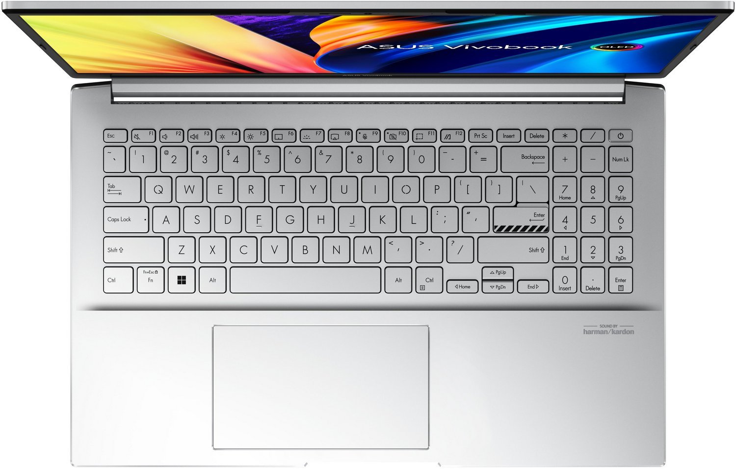 Купить Ноутбук ASUS Vivobook Pro 15 OLED K6502HE Cool Silver (K6502HE-MA050, 90NB0YV2-M002C0) - ITMag