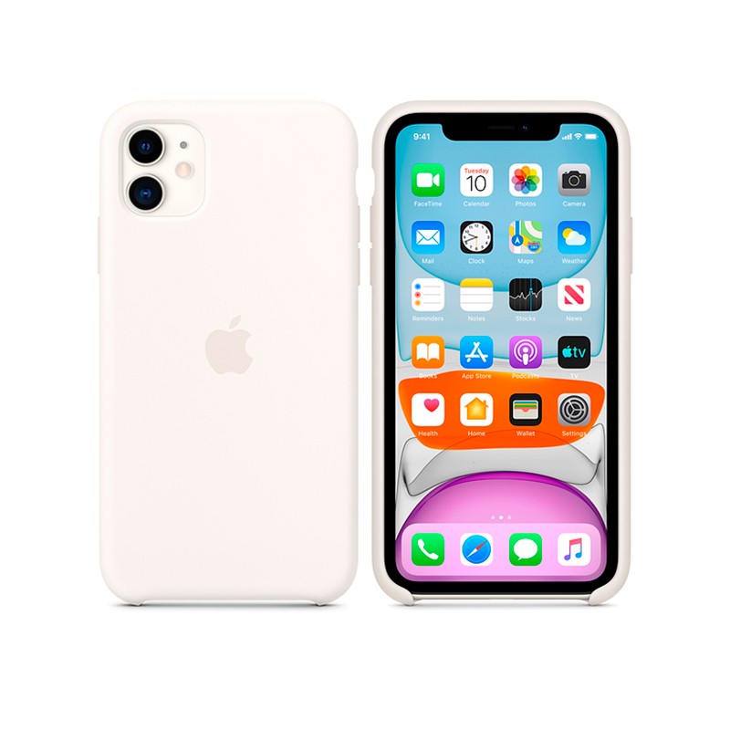 Apple iPhone 11 Silicone Case - White (MWVX2) Copy - ITMag
