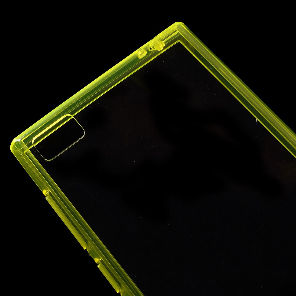 Пластиковая накладка EGGO для Xiaomi MI-3 (Прозрачная/Желтая) - ITMag