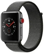 Apple  Watch Series 3 GPS + Cellular 42mm Space Gray Aluminum w. Dark Olive Sport L. (MQK62)