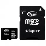 TEAM 16 GB microSDHC UHS-I + SD Adapter TUSDH16GCL10U03