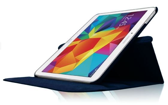 Кожаный чехол-книжка TTX (360 градусов) для Samsung Galaxy Tab 4 10.1 T530/T531 (Синий) - ITMag