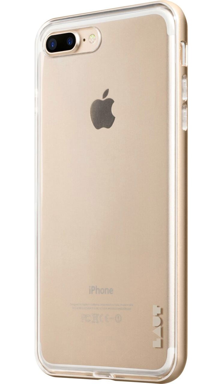 Бампер LAUT EXO-FRAME Aluminium bampers для iPhone 7 Plus - Gold (LAUT_IP7P_EX_GD) - ITMag