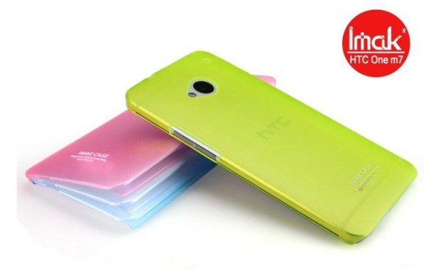Пластиковая накладка IMAK 0,7 mm Color series для HTC One / M7 (Зеленый) - ITMag