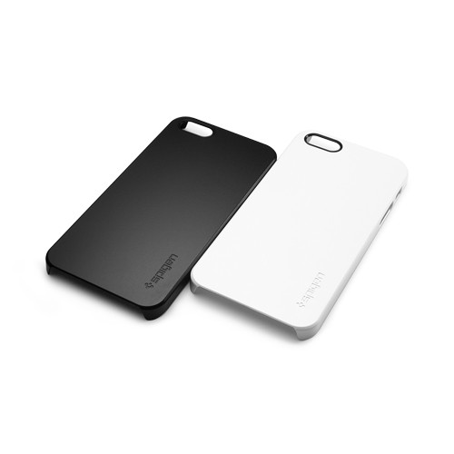 Пластиковая накладка SGP Ultra Thin Air Series для Apple iPhone 5/5S (+ пленка) (Белый / Smooth White) (SGP09505) - ITMag