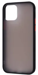 TOTU Shadow Matte Metal Buttons (PC+TPU) iPhone 12 Pro Max (black)