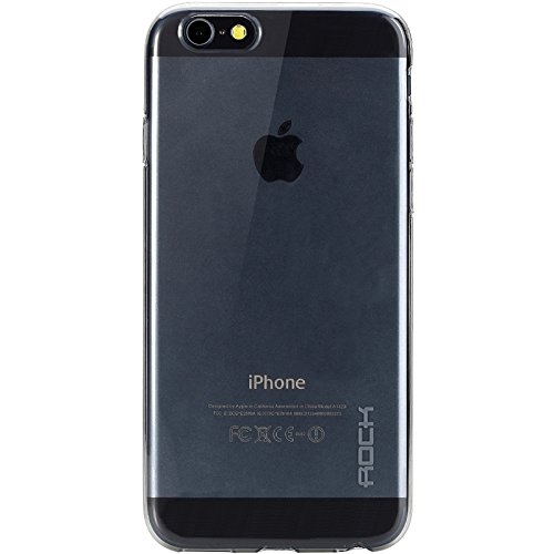 TPU чехол ROCK Slim Jacket для Apple iPhone 6/6S (4.7") (Черный / Transparent black) - ITMag