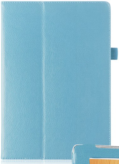 Кожаный чехол-книжка EGGO с функцией подставки для Asus ZenPad 10 (Z300C/Z300CG/Z300CL) (Голубой) - ITMag