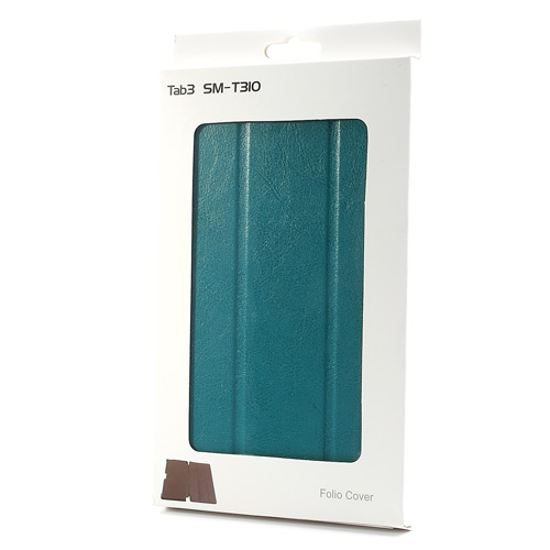 Чехол Crazy Horse Slim Leather Case Cover Stand for Samsung Galaxy Tab 3 8.0 T3100/T3110 Blue - ITMag