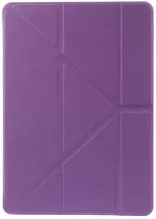 Чехол EGGO для iPad Air 2 Cross Texture Origami Stand Folio - Purple
