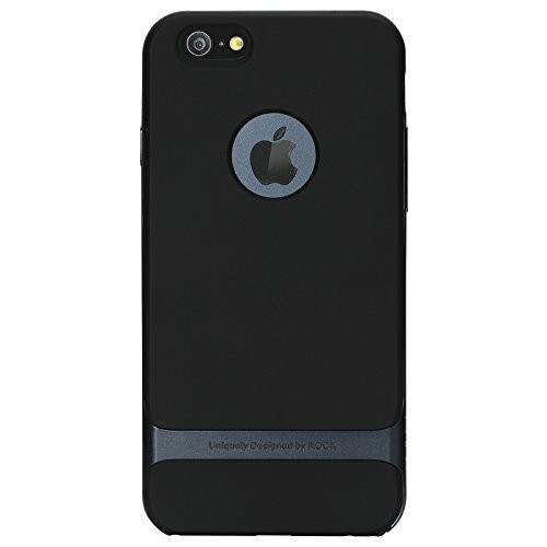 TPU+PC чехол Rock Royce Series для Apple iPhone 6 Plus/6S Plus (5.5") (Черный / синий) - ITMag