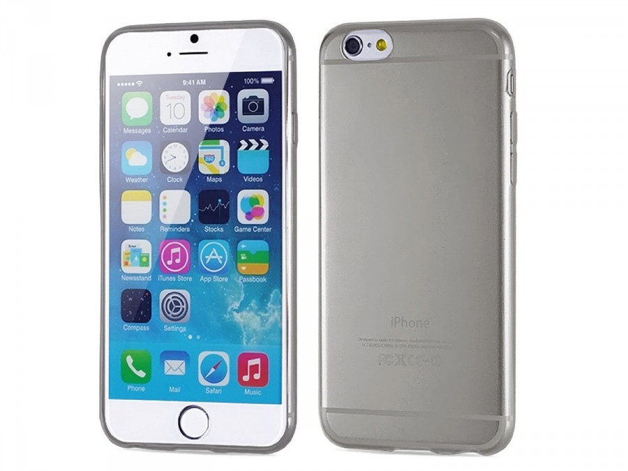 TPU чехол EGGO для Apple iPhone 6 Plus/6s Plus (5.5") (Серый (прозрачный)) - ITMag
