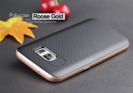 Чехол iPaky TPU+PC для Samsung G930F Galaxy S7 (Rose Gold) - ITMag