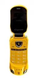 Телефон-раскладушка Ferrari на 2-Sim Yellow