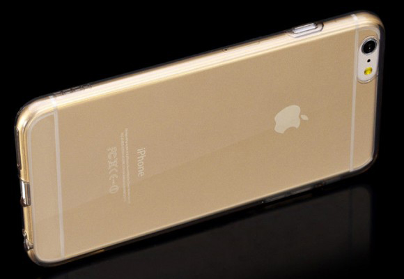 TPU чехол ROCK Slim Jacket для Apple iPhone 6/6S (4.7") (Золотой / Transparent Gold) - ITMag
