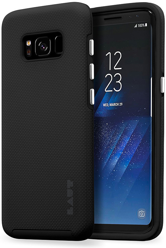 Ультра прочный чехол LAUT для Samsung Galaxy S8 G950 - Черный (LAUT_S8_SH_BK) - ITMag