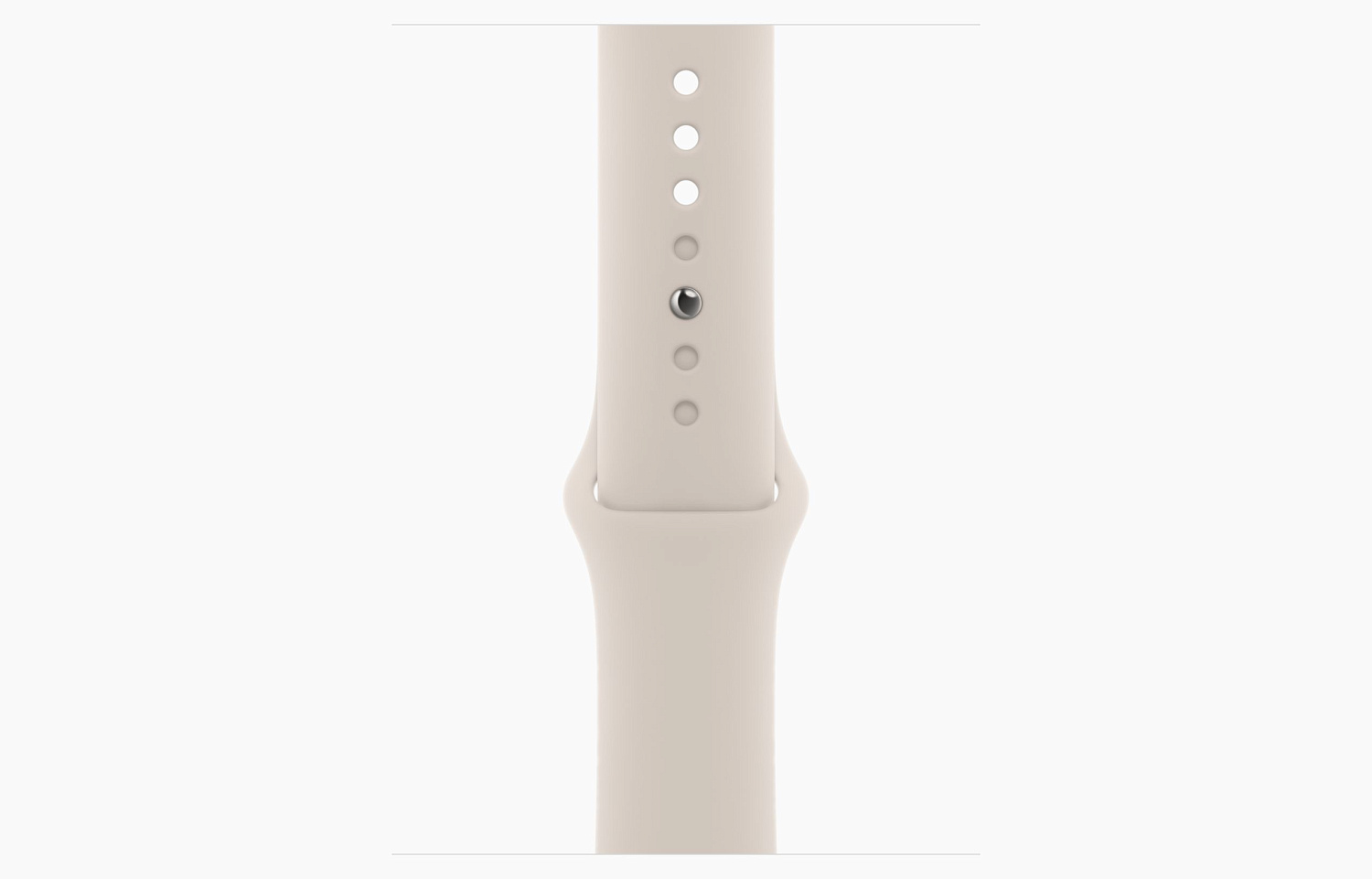 Apple Watch Series 9 GPS 45mm Starlight Aluminum Case w. Starlight Sport Band - S/M (MR963) - ITMag