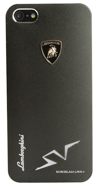 Пластиковая накладка с тиснением "Lamborghini" для Apple iPhone 5/5S - ITMag
