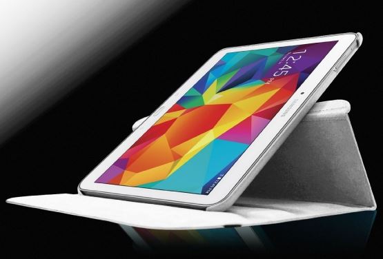 Кожаный чехол-книжка TTX (360 градусов) для Samsung Galaxy Tab 4 10.1 (Белый) - ITMag