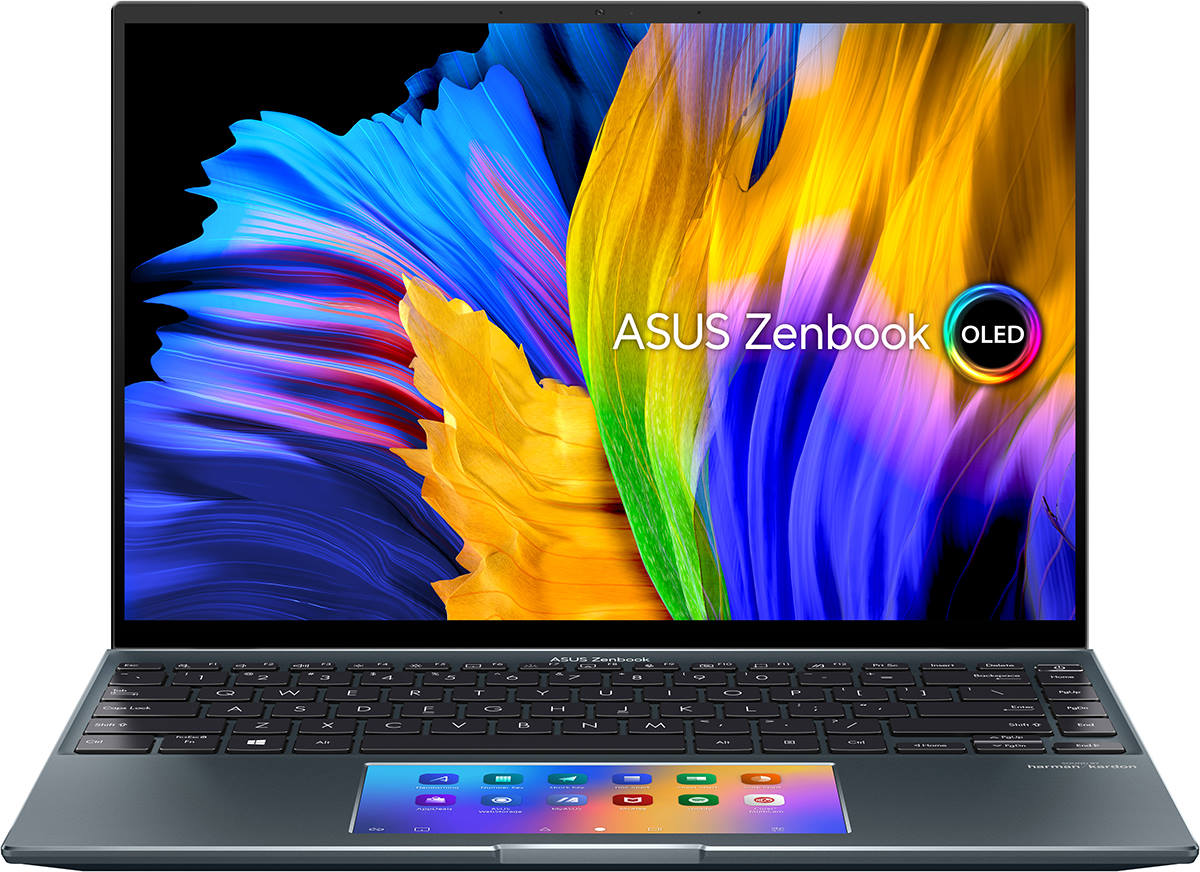 Купить Ноутбук ASUS ZenBook 14X OLED UX5400EG Pine Gray (UX5400EG-KN183) - ITMag
