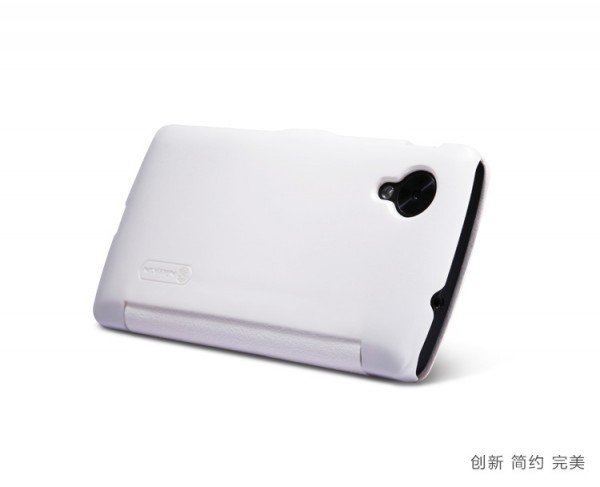 Кожаный чехол (книжка) Nillkin Fresh Series для LG D820 Nexus 5 (Белый) - ITMag