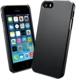 Пластиковая накладка SGP Ultra Fit Series для Apple iPhone 5/5S (+ пленка) (Черный / Smooth Black)