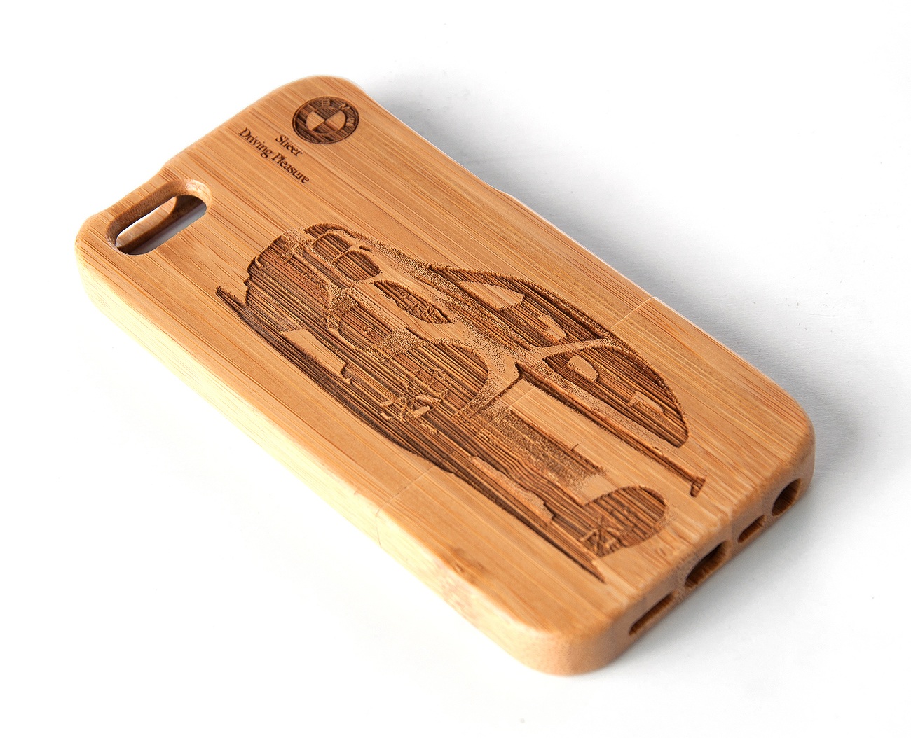 Чехол JUSNEY Bamboo Case для iPhone 5/5S BMW - ITMag