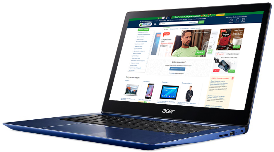 Купить Ноутбук Acer Swift 3 SF314-52 (NX.GQWEU.007) Blue - ITMag