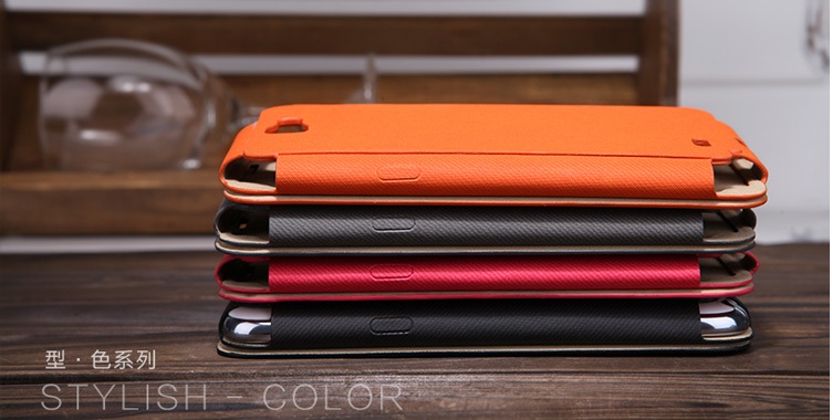 Чехол Nillkin для Samsung N7100（GALAXY Note2）Stylish Color Leather Case (красные) - ITMag