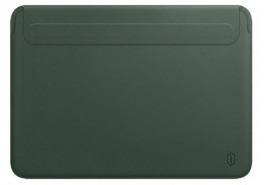 Карман WIWU Skin Pro II Leather MacBook 16 Forest Green - ITMag
