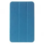 Чехол EGGO Silk Texture Leather Case для Asus Memo Pad 7 ME176 with Tri-fold Stand (Синий/Blue)