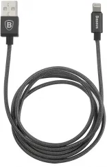 Кабель Baseus Simple Version of AntiLa Series MFI Metal Charging Cable 1.8M For Apple Black (CAETRTC-MFC01)