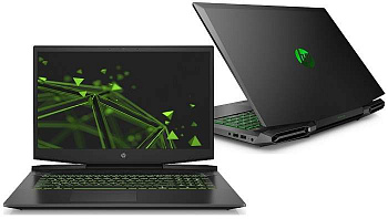 Купить Ноутбук HP Pavilion Gaming 17-cd1003ur Shadow Black/Green Chrome (13F11EA) - ITMag