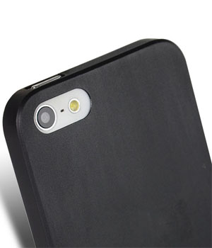 Пластиковая накладка Melkco Air PP 0,4 mm для Apple iPhone 5/5S (+ пленка) (Черный (soft-touch)) - ITMag