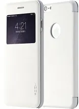 Кожаный чехол (книжка) Rock Uni Series для Apple iPhone 6 Plus/6S Plus (5.5") (Белый / White)