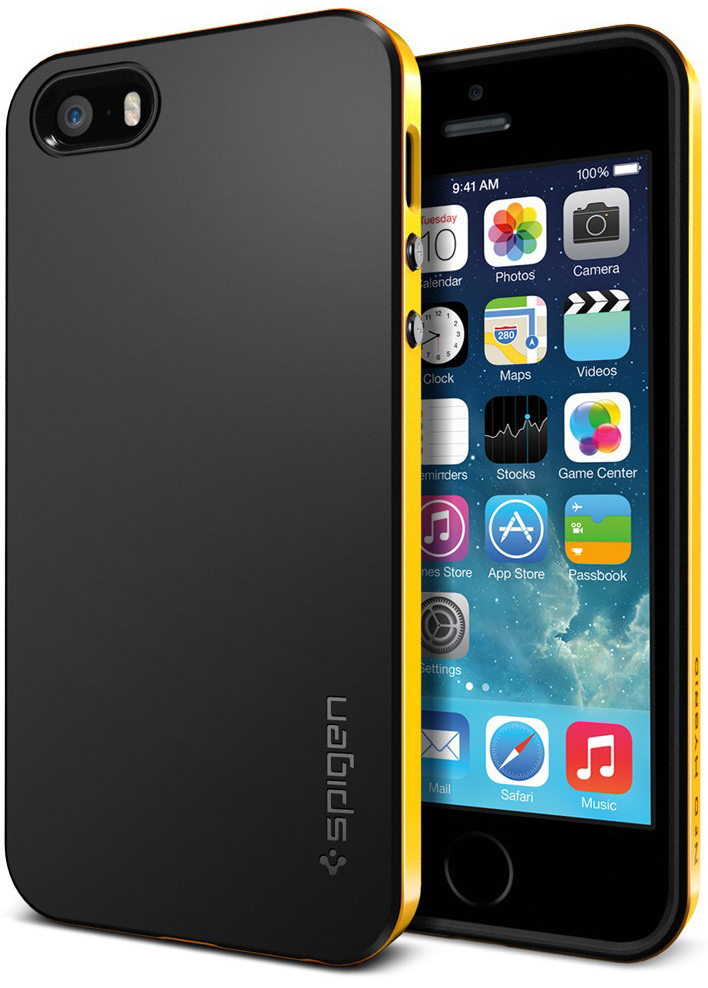 Чехол SGP iPhone 5S/5 Case Neo Hybrid Reventon Yellow - ITMag