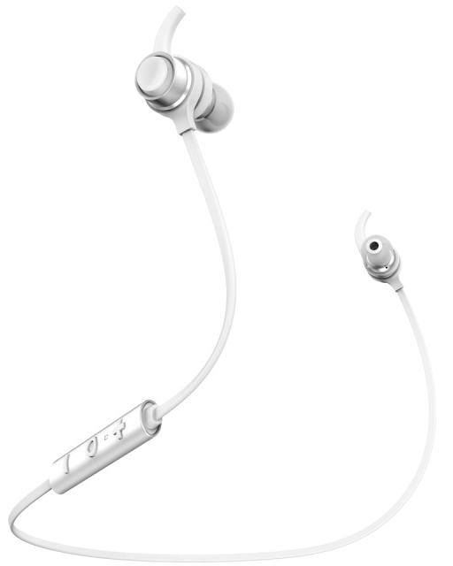Bluetooth гарнитура Baseus B16 Comma Bluetooth Earphone Silver/White (NGB16-02) - ITMag