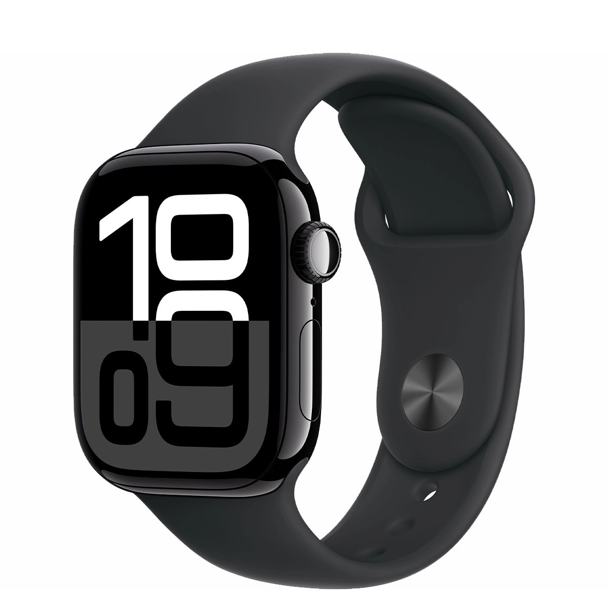 

Apple Watch Series 10 GPS 46mm Jet Black Alu. Case w. Black Sport Band - M/L (MWWQ3)