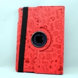 Кожаный чехол-книжка TTX (360 градусов) (Baby Love) для Apple IPAD AIR (Красный)