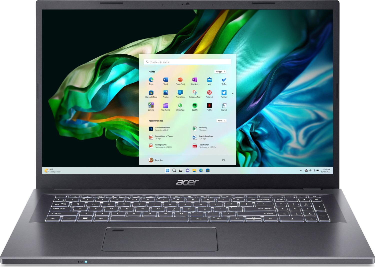 Купить Ноутбук Acer Aspire 5 17 A517-58GM-58G4 (NX.KJNAA.001) - ITMag