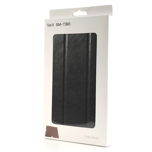 Чехол Crazy Horse Slim Leather Case Cover Stand for Samsung Galaxy Tab 3 8.0 T3100/T3110 Black - ITMag