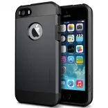 Пластиковая накладка SGP iPhone 5S/5 Case Tough Armor Series Smooth Black (SF coated) (SGP10492)