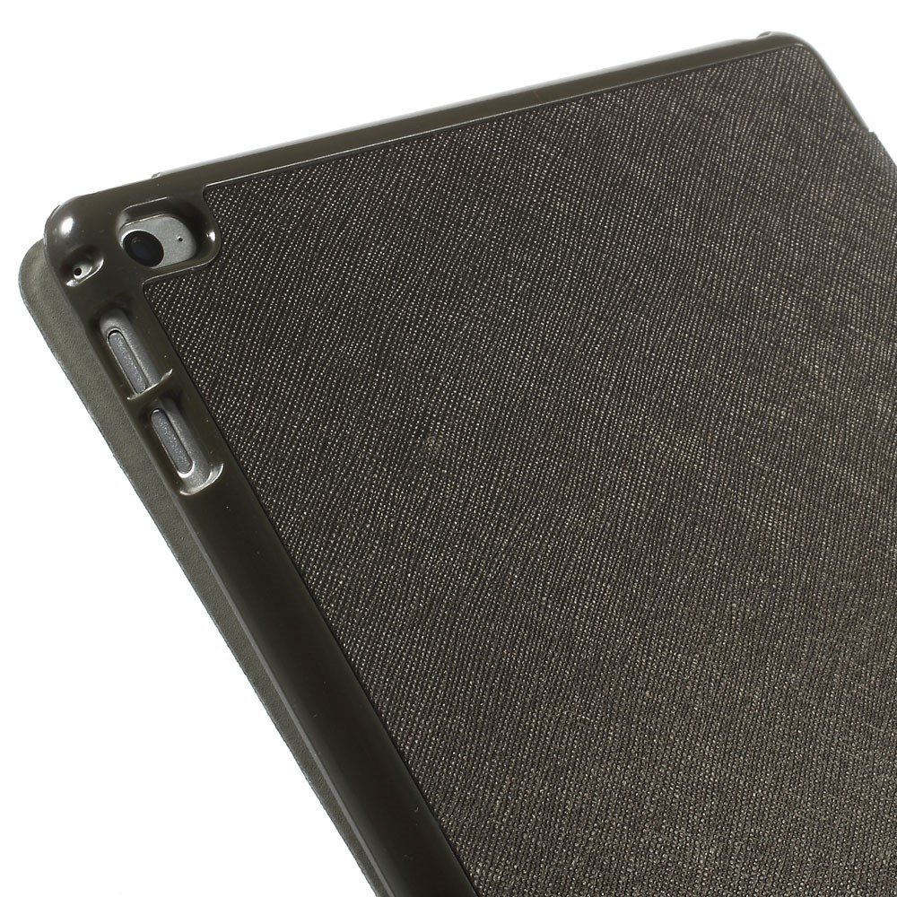 Чехол EGGO для iPad Air 2 Cross Texture Origami Stand Folio - Coffee - ITMag
