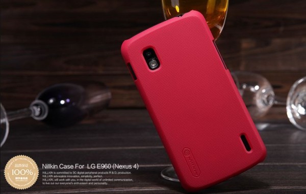 Чехол Nillkin Matte для LG E960 Nexus 4 (+пленка) (Красный) - ITMag