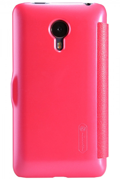 Кожаный чехол (книжка) Nillkin Fresh Series для Meizu MX4 (Красный) - ITMag
