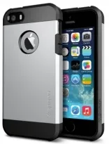 Пластиковая накладка SGP iPhone 5S/5 Case Tough Armor Series Satin Silver (SGP10491)
