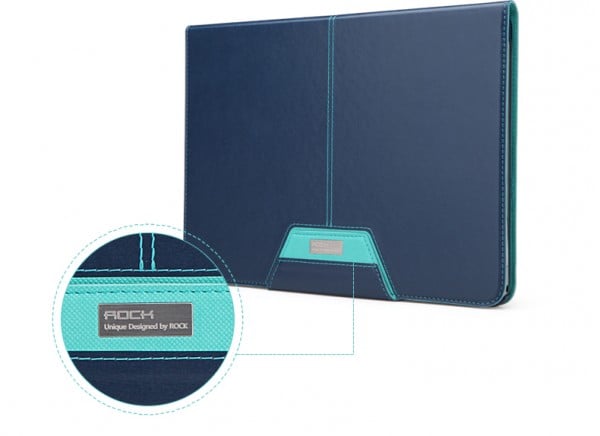 Кожаный чехол (книжка) ROCK Excel Series для Samsung Galaxy Note 10.1 (2014 edition) P6000/P6010/TabPro 10.1 T520/T525 (Синий / Blue) - ITMag