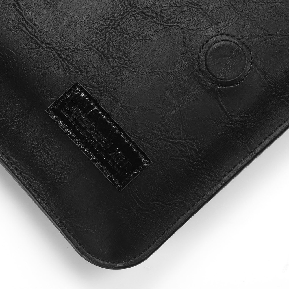 Чехол OATSBASF Genuine Leather для Macbook Air/Pro 13.3 (Black/Черный) - ITMag