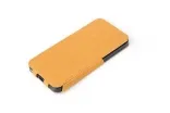 Кожаный чехол ROCK Eternal series для Apple iPhone 5/5S (желтый)