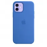 Apple iPhone 12 Pro Max Silicone Case with MagSafe - Capri Blue (MK043) Copy